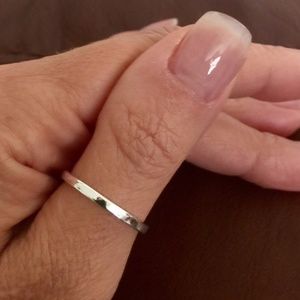 Silver Band Thumb Finger Ring Solid 925 Sterling